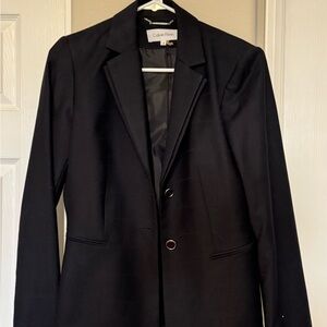 (Vintage) Calvin Klein Women’s Elegant Black Blazer